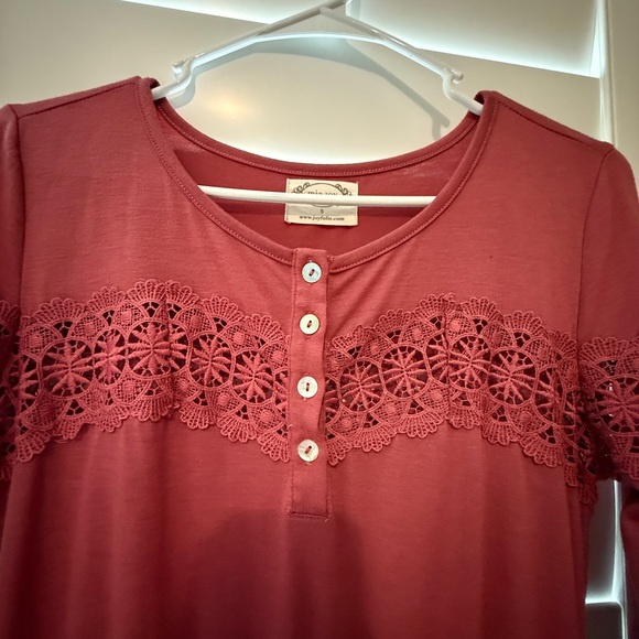 Joyfolie Maxi Dress in Dusty Rose Size S - Picture 2 of 3